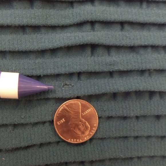 BCBGeneration Turquoise Ribbed Strech Mini Skirt - Picture 4 of 5